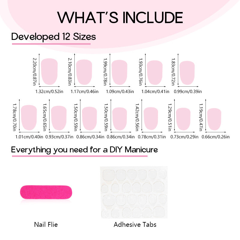 Artificial nail set with floral patterns and elegant glitter accents Kalsten