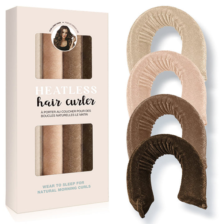 Heatless Hair Curling Rods Set