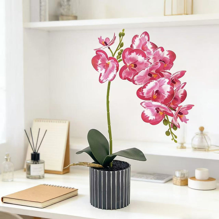Realistic Faux Orchid Arrangement  1790480718