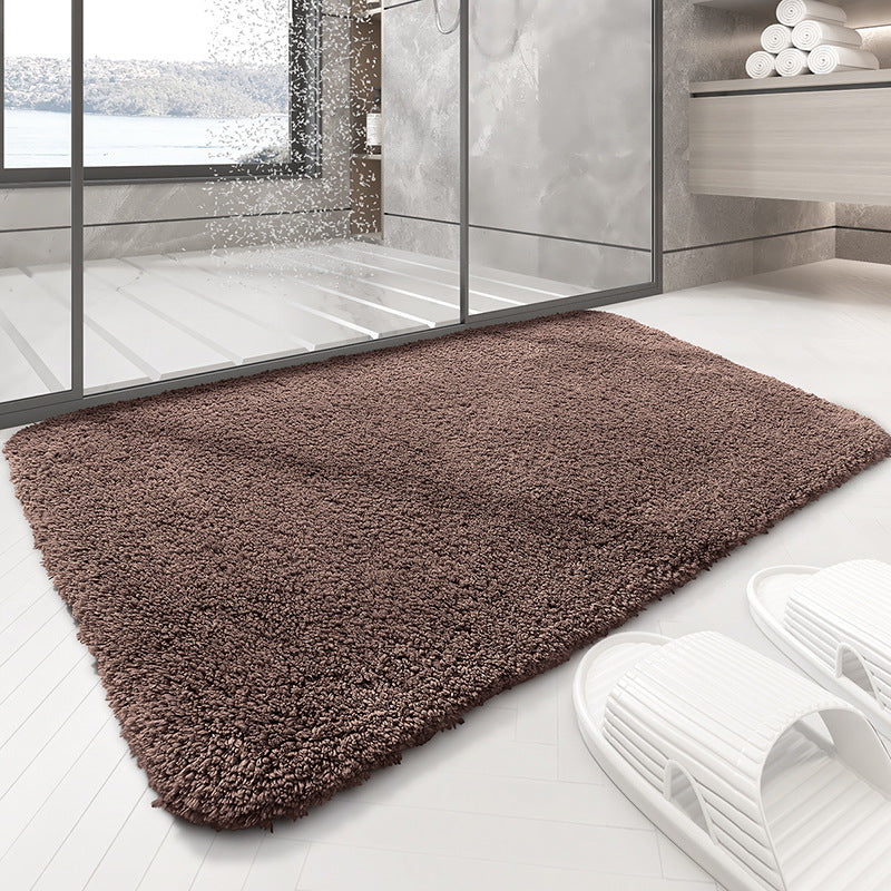 Plush Bathroom Area Rug