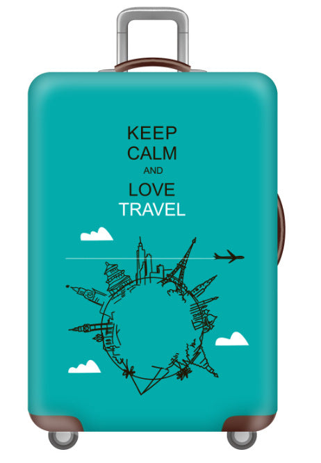 Heart-Patterned Hard Shell Luggage Kalsten