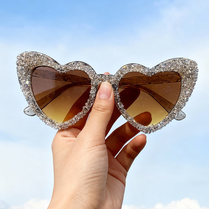 Sparkling Heart-Shaped Sunglasses Kalsten