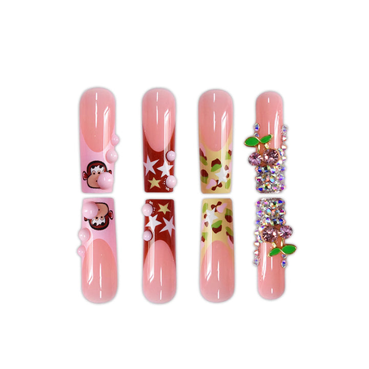 Artistic Cartoon-Themed Press-On Nails Kalsten