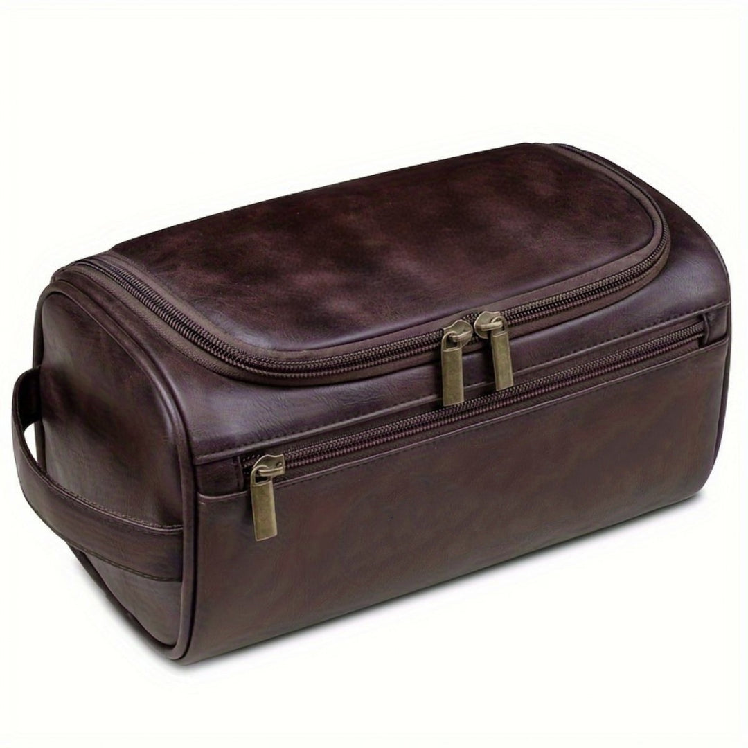 Elegant Cosmetic Bag Made of Artificial Leather Kalsten