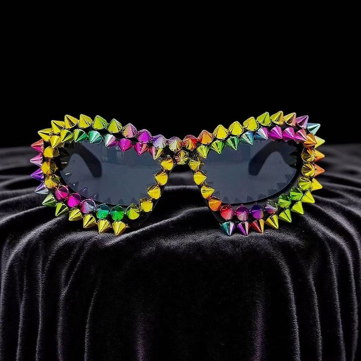Women's statement sunglasses with creative stud accents Kalsten