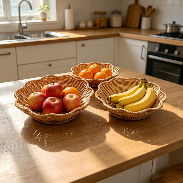 Decorative Woven Serving Bowl Kalsten
