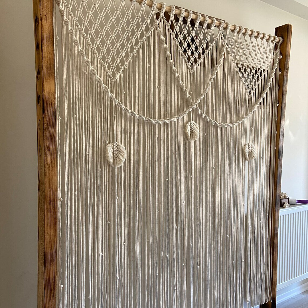 Macrame Leaf Motif Wall Hanging Kalsten