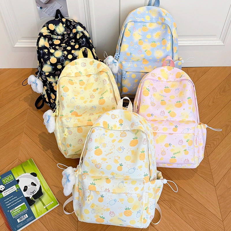 Fun Pineapple-Themed School Backpack Kalsten