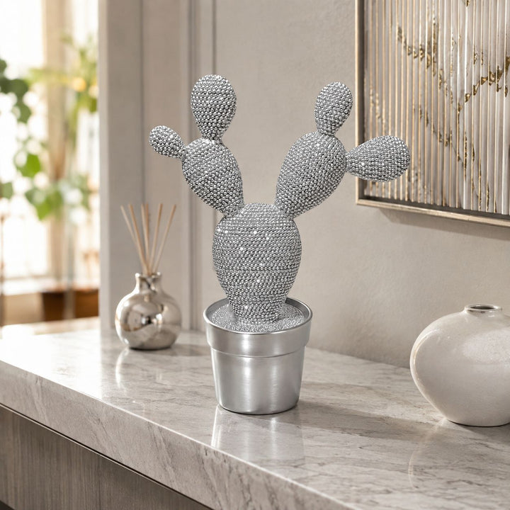 Glittering Cactus Decorative Figure Kalsten