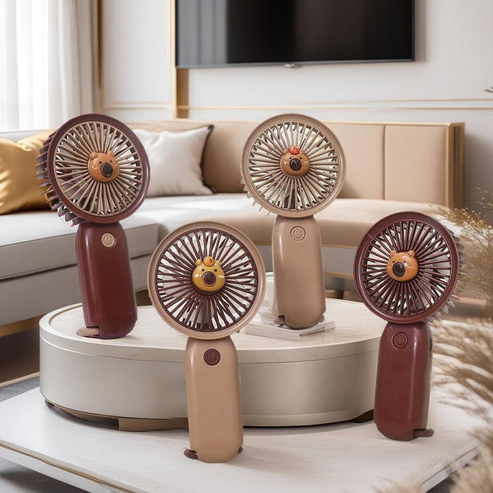 Women's Portable Hand Fan with Animal Design Kalsten