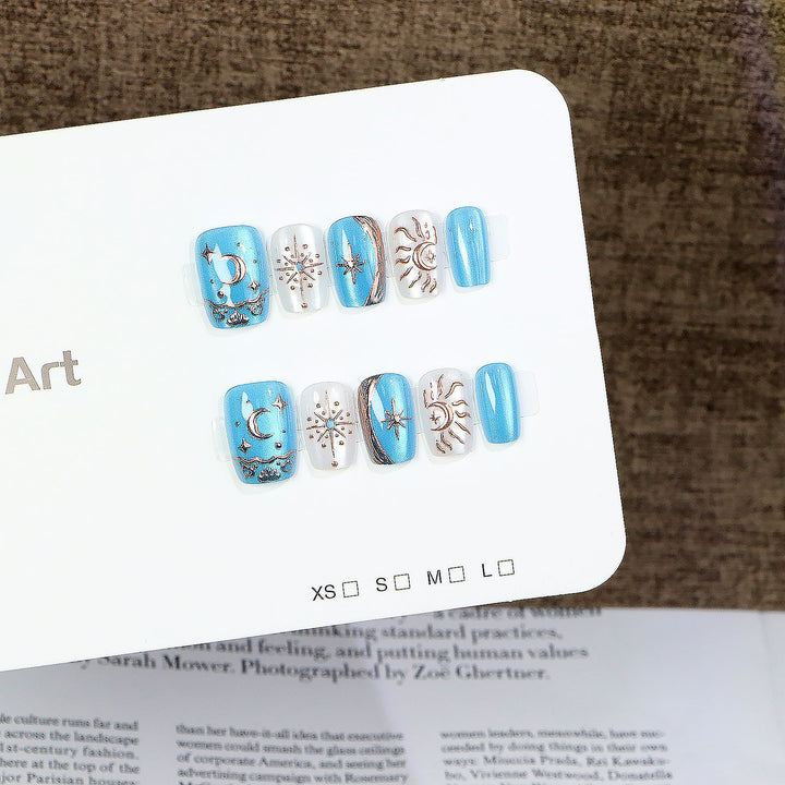 Celestial Press-On Nail Art Set Kalsten