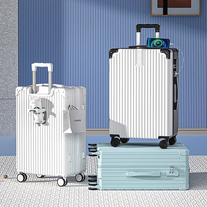 Unisex Ridged Hard-Shell Travel Case Kalsten