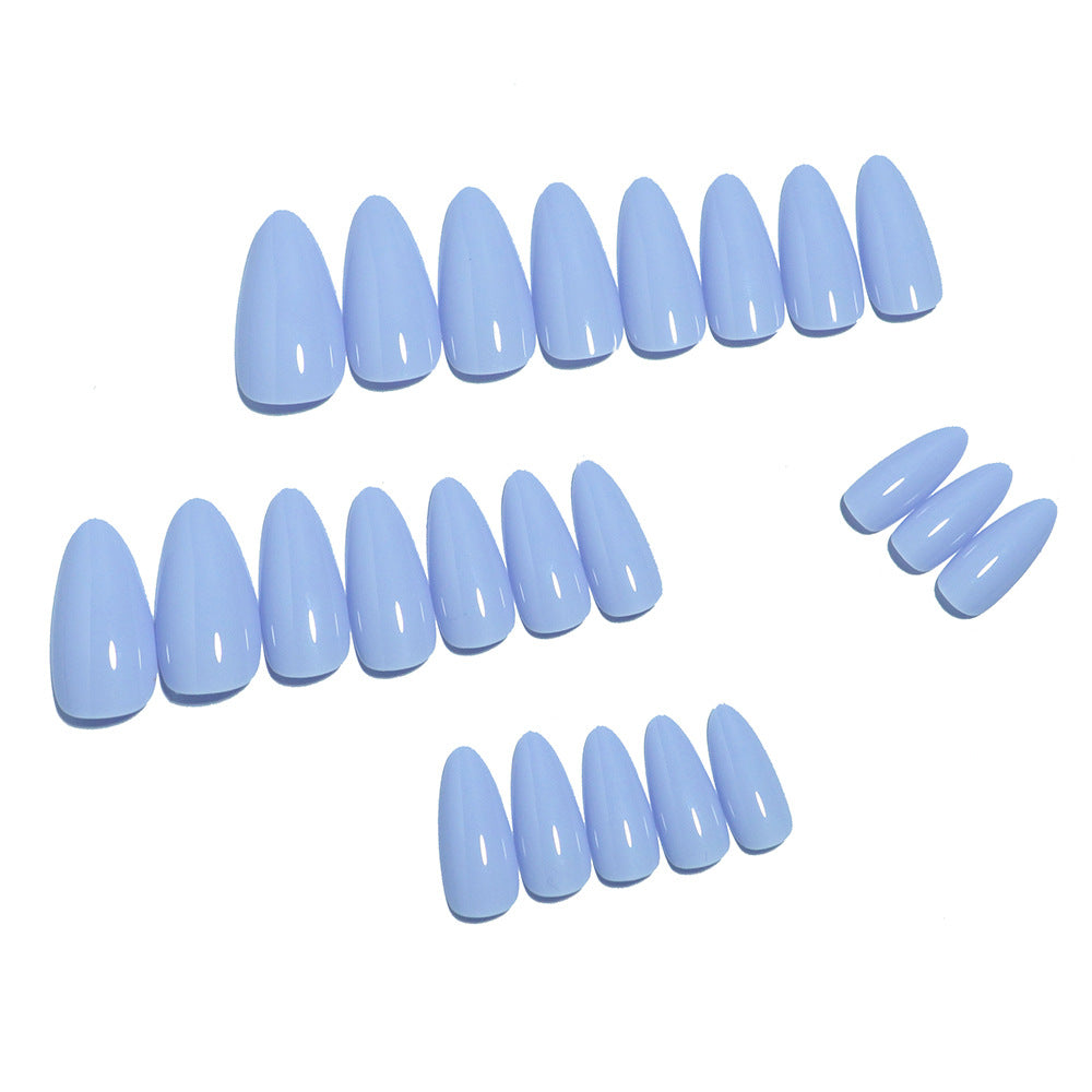 Premium Glossy Almond-Shaped Press-On Nail Set Kalsten