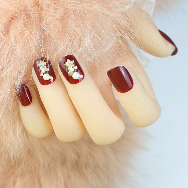 Glamorous Decorative Press-On Nail Art Set