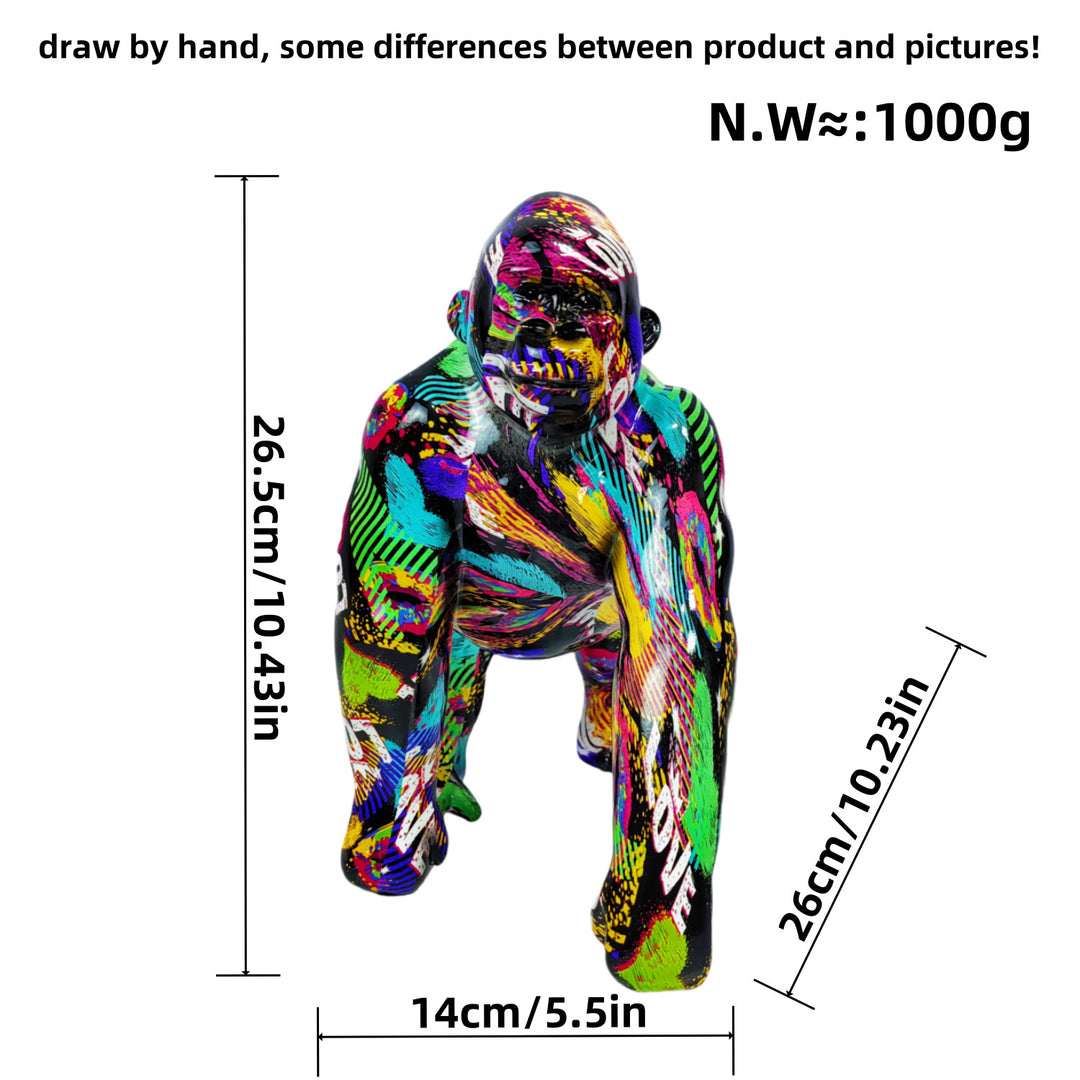 Artful Gorilla Sculpture Kalsten