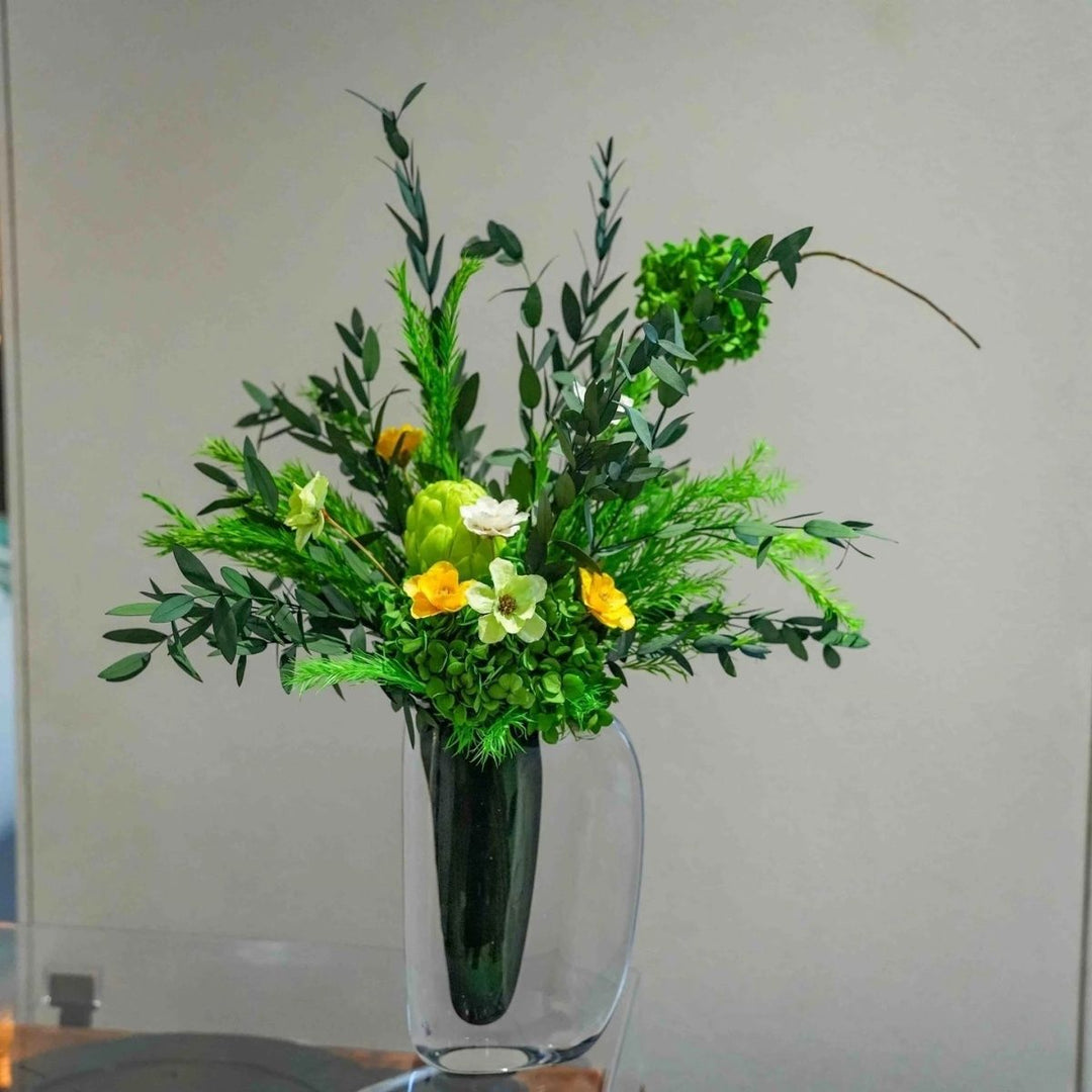 Lifelike Mixed Floral Arrangement