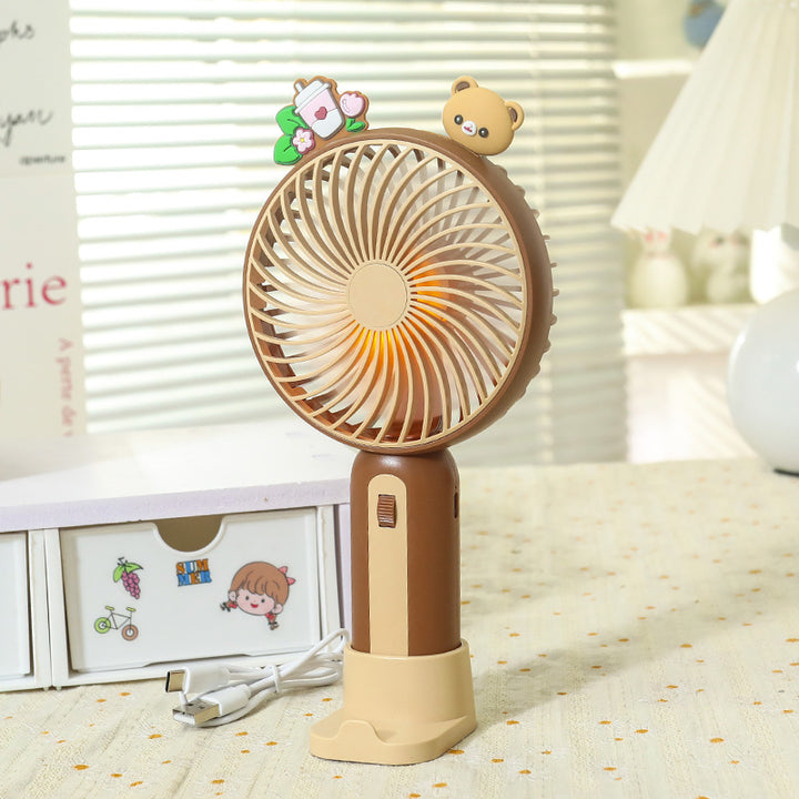 Women Portable Handheld Fan with Playful Animal Design Kalsten