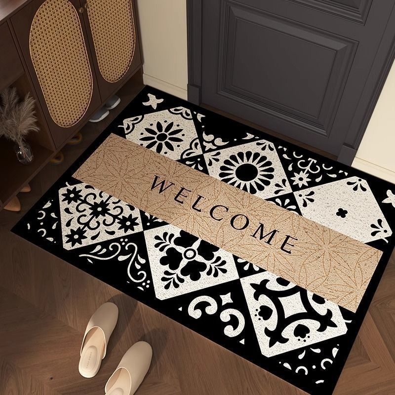 Decorative Geometric Shape Welcome Mat