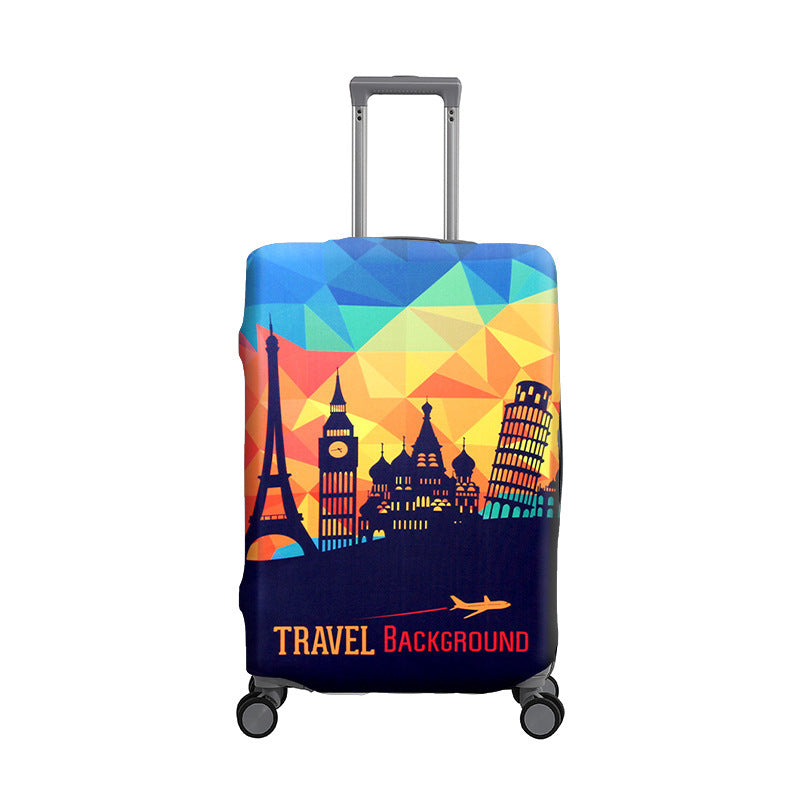 Women's suitcase cover in robust camouflage pattern Kalsten