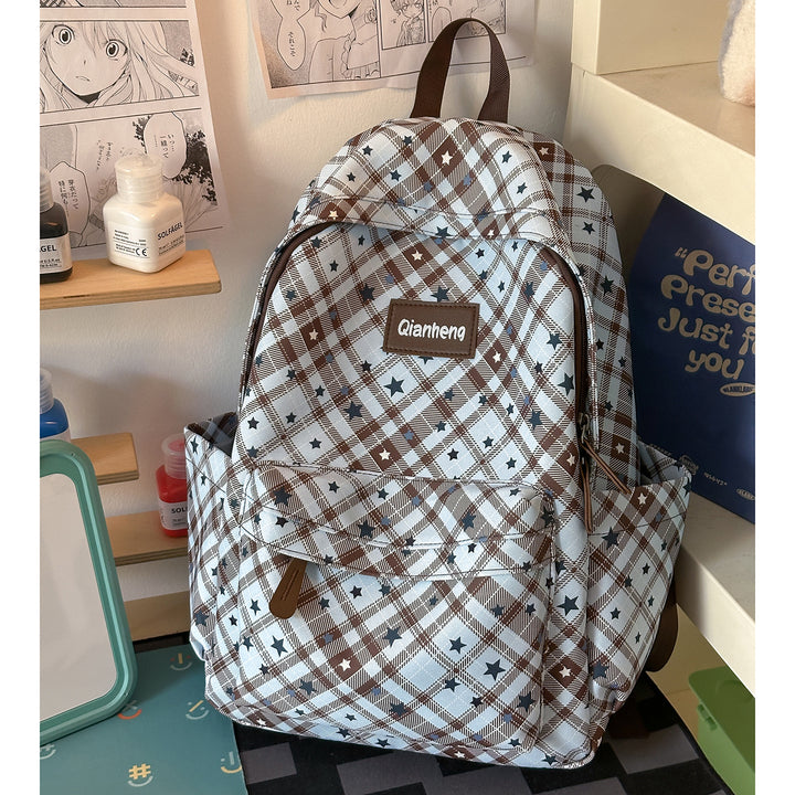Stylish Geometric Patterned Backpack Kalsten
