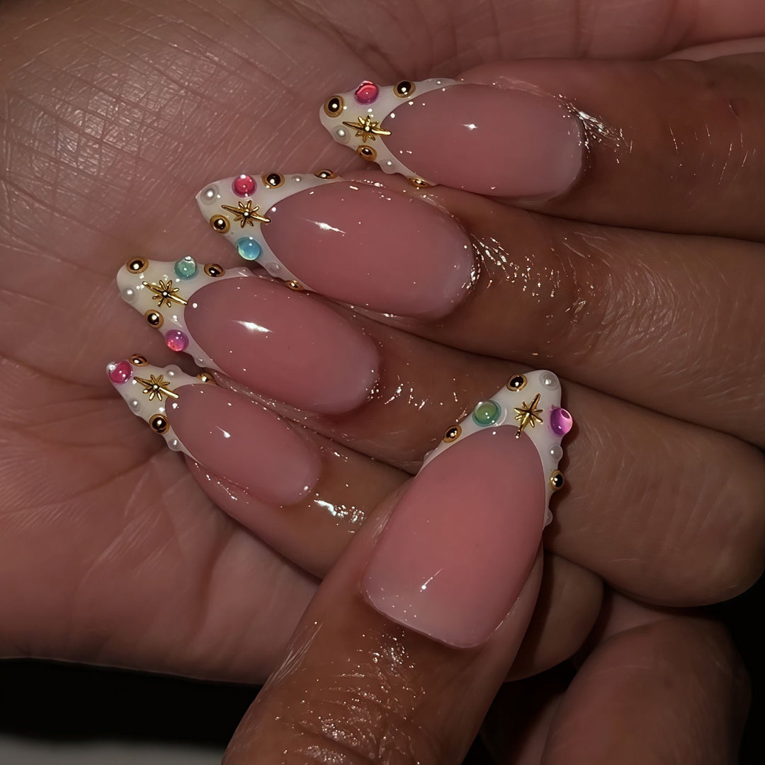 Decorative Press-On Nail Art Set Kalsten