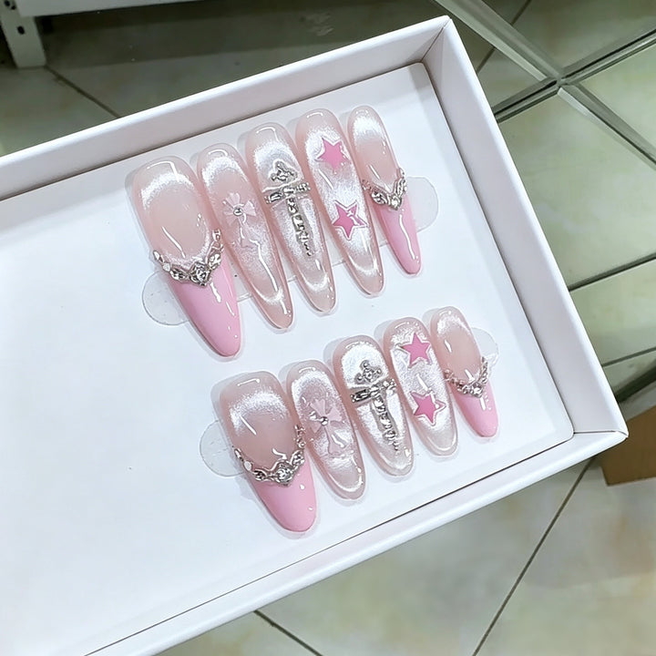 Decorative Press-On Nail Art Set Kalsten