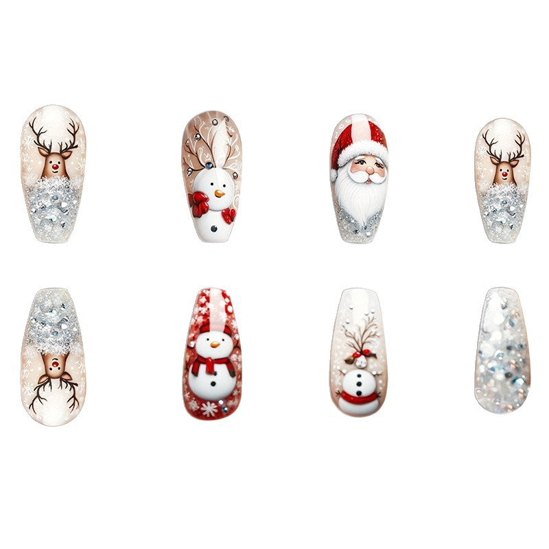 Festive Holiday Themed Nail Art Kalsten