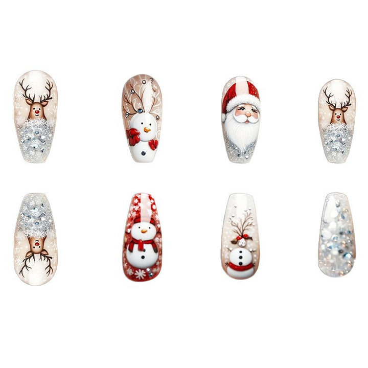 Festive Holiday Themed Nail Art Kalsten