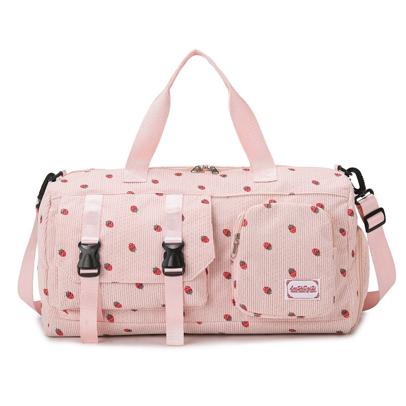 Fashionable Floral Print Weekend Duffel Bag Kalsten