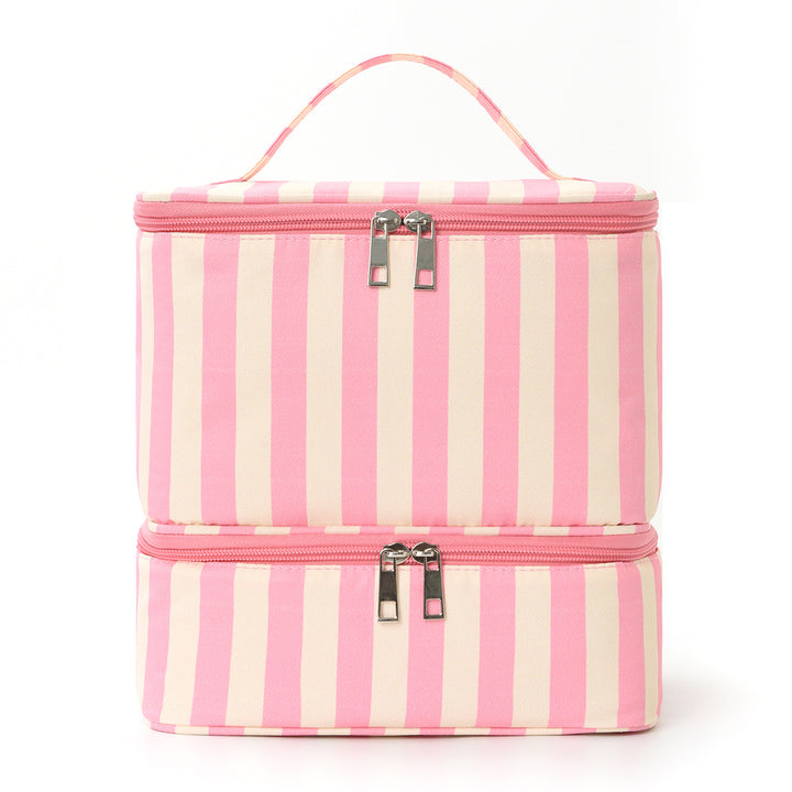 Cosmetic organizer with multiple compartments and removable interior Kalsten