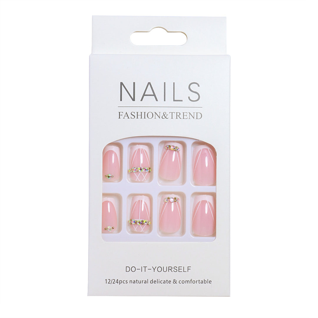 Elegant DIY Natural Look Press-On Nails Kalsten