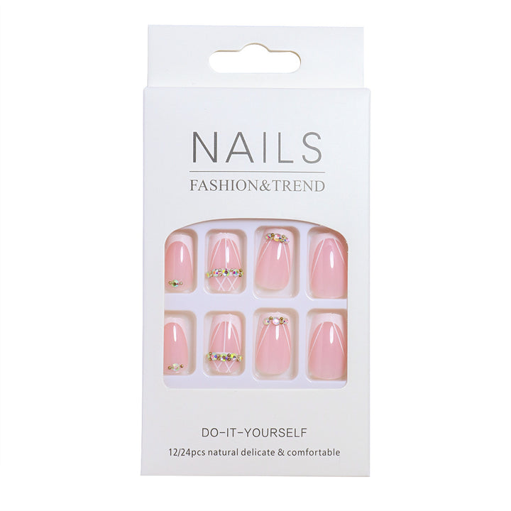 Elegant DIY Natural Look Press-On Nails Kalsten
