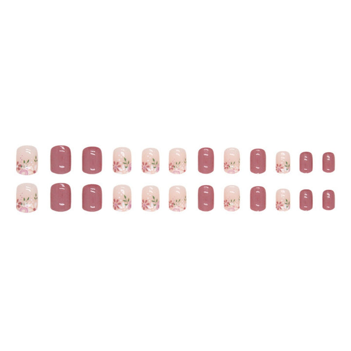 Artistic Floral Design Press-On Nails Kalsten
