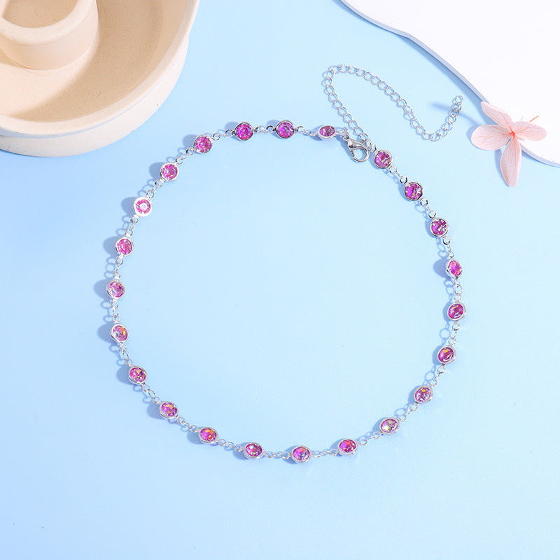 Sparkling Crystal Choker Necklace Kalsten