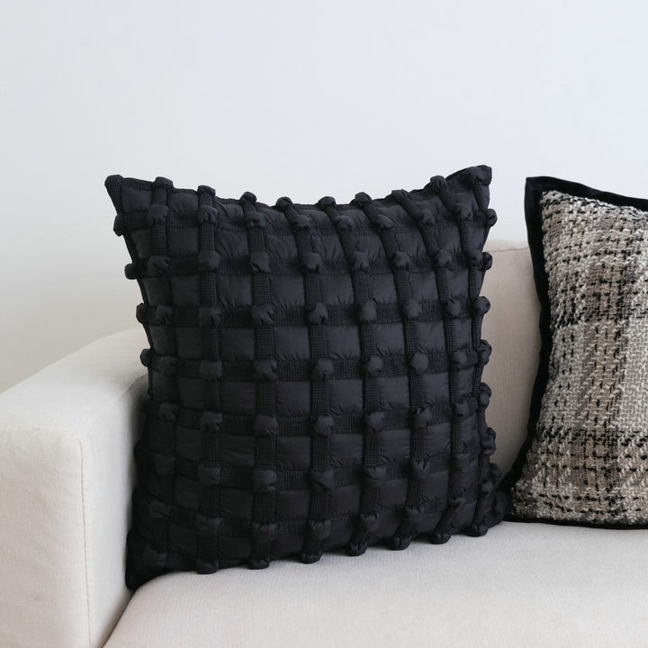 Textured Knit Throw Pillow for Home Decor