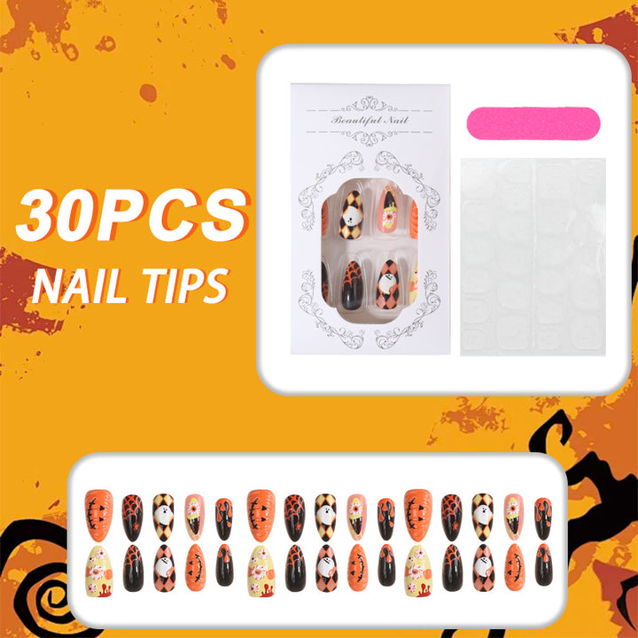 Creative Halloween Press-On Nail Tips Kalsten