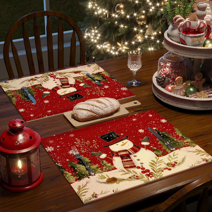 Festive Holiday Table Placemats