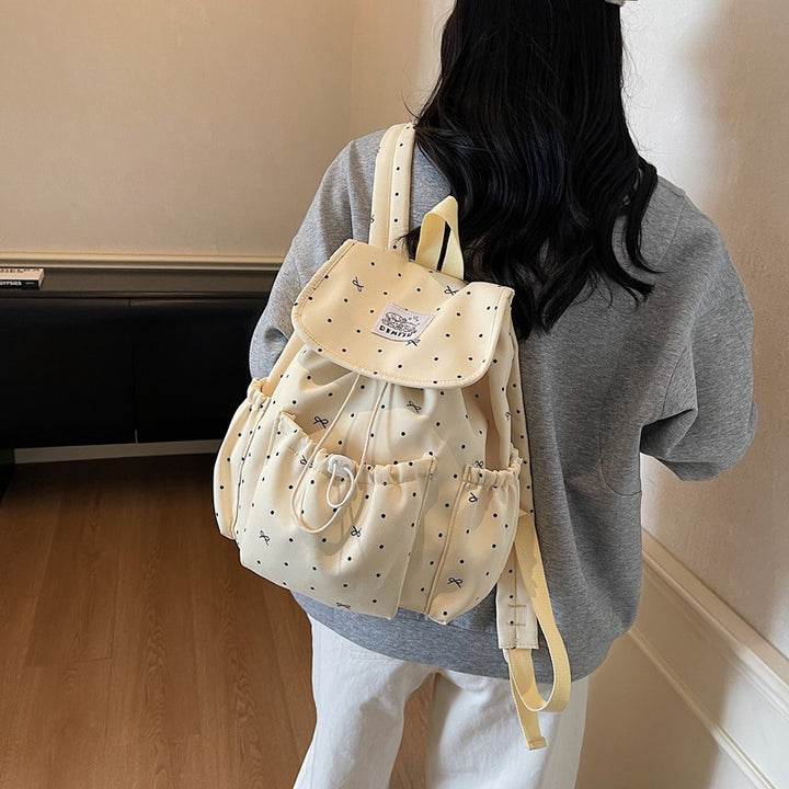 Playful Polka Dot Backpack Kalsten