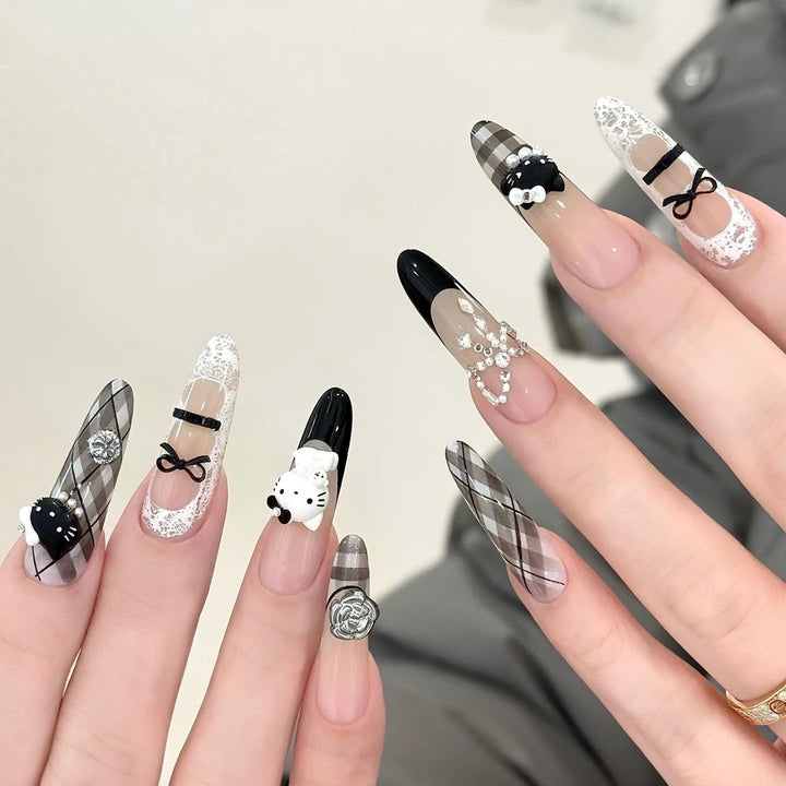 Decorative Character Press-On Nail Set Kalsten