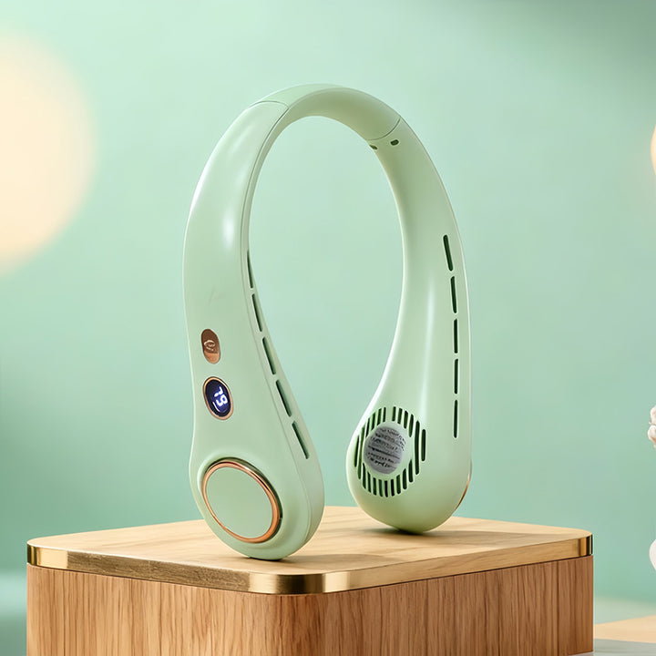 Ladies Portable Neck Fan with Innovative Cooling Mechanism Kalsten