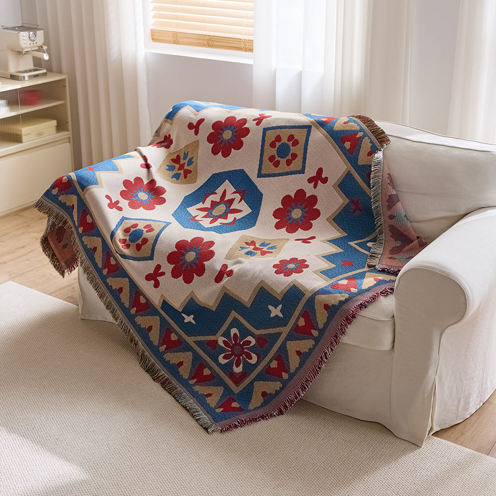 Playful Cartoon Character Throw Blanket