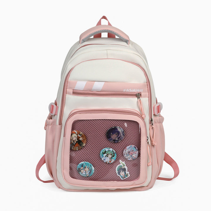 Stylish Graphic Patch Backpack Kalsten