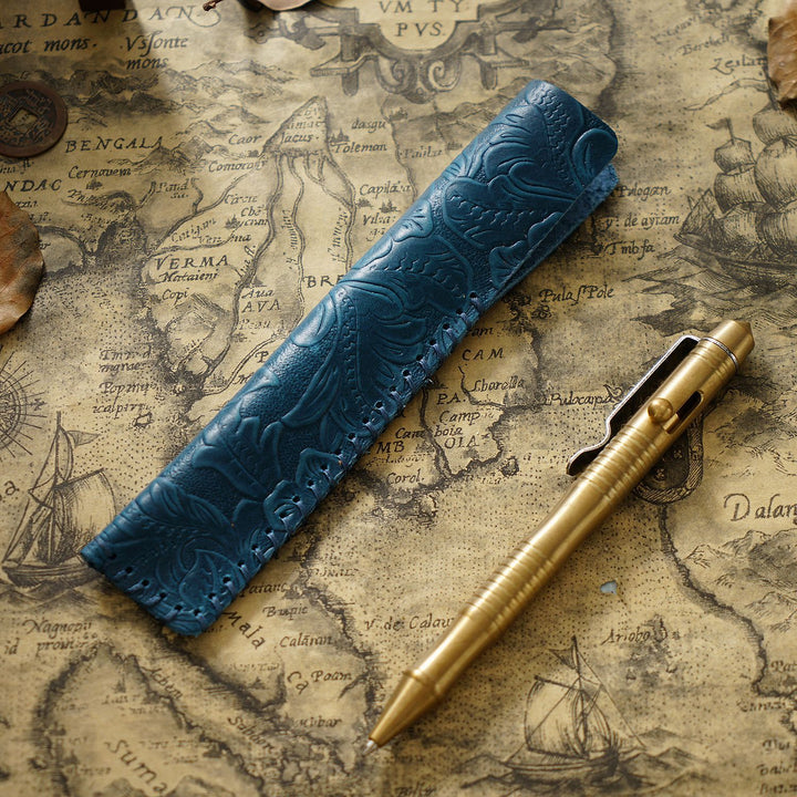 Handmade Leather Pen Case
