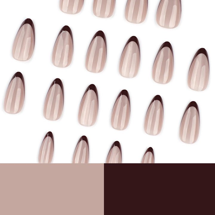 Artificial nail art with elegant French tip Kalsten
