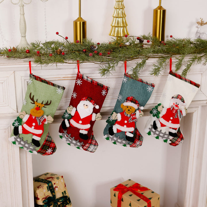 Fun Christmas stocking with reindeer motif Kalsten