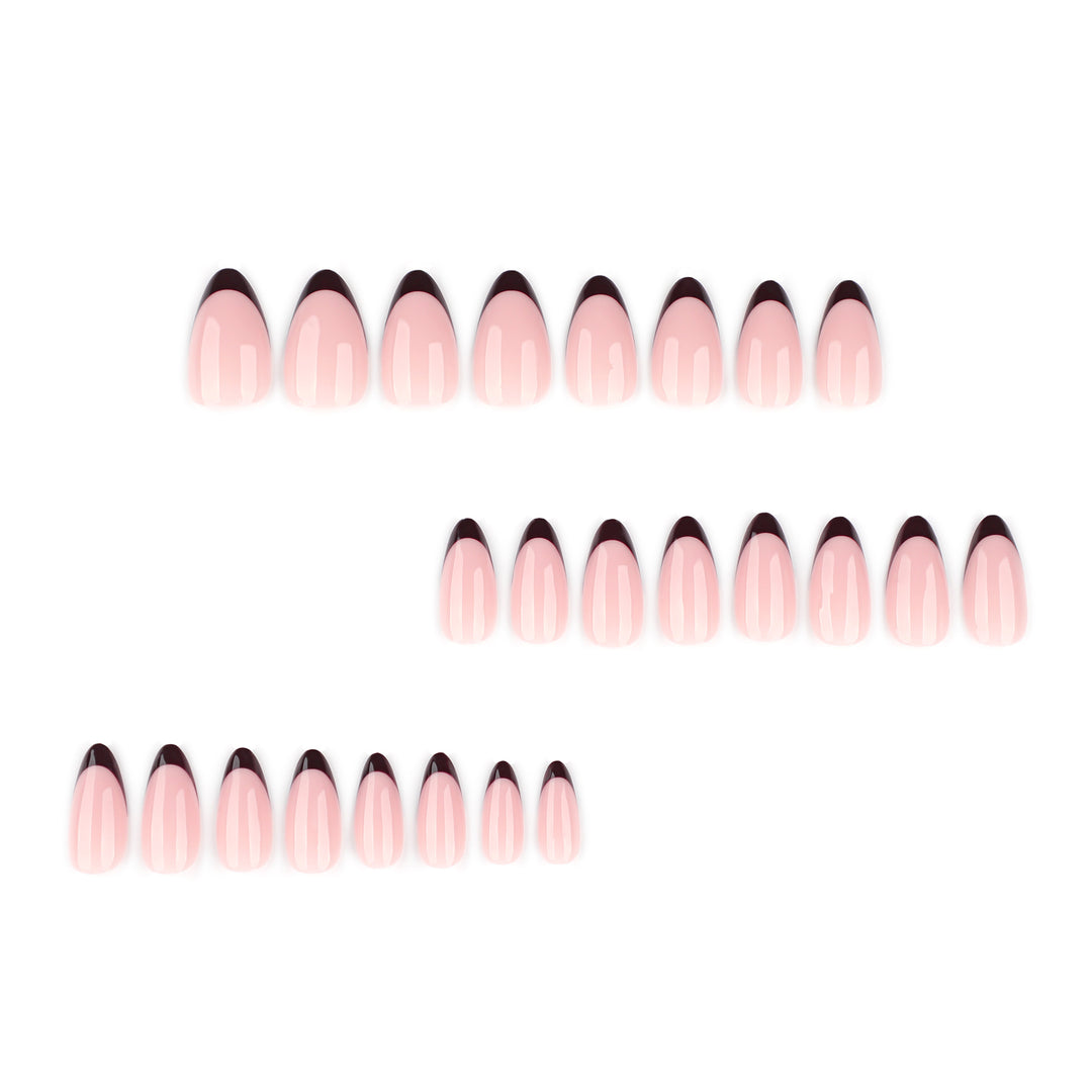 Elegant Stiletto Fake Nails with Gradient and Shine Kalsten
