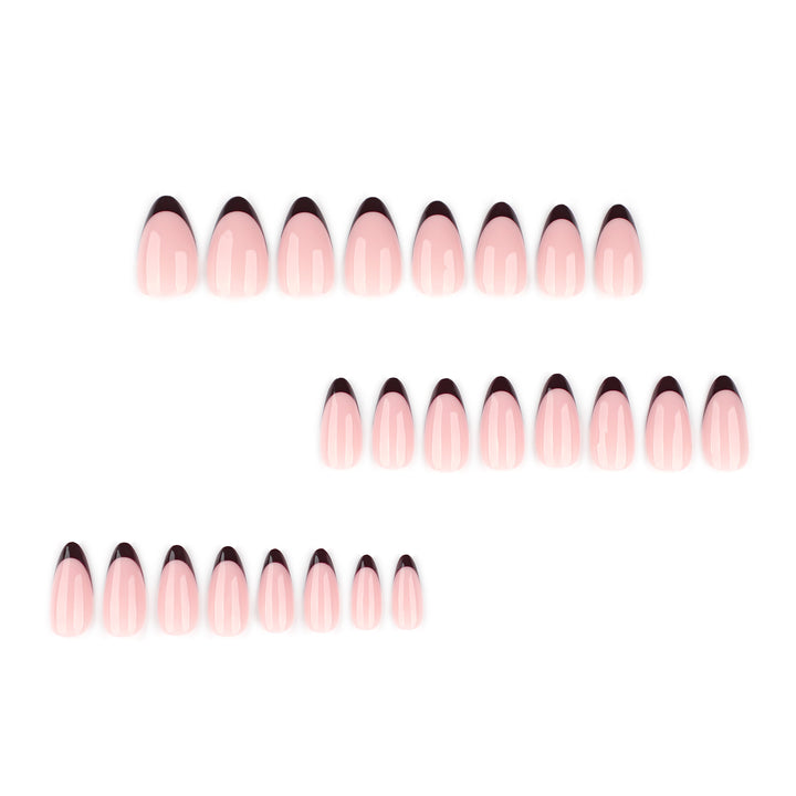 Elegant Stiletto Fake Nails with Gradient and Shine Kalsten