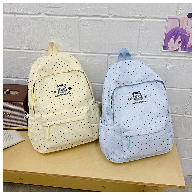 Playful Polka Dot Backpack Kalsten