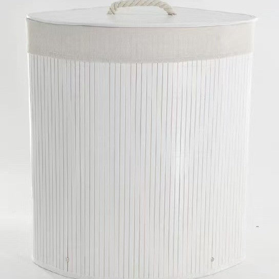 Laundry basket made of natural bamboo by Kalsten