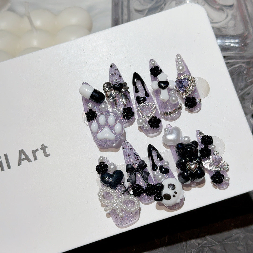 Decorative 3D Themed Nail Art Set